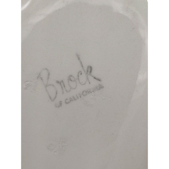 Vintage Brock Of California Chanticleer Rooster Celery Plate Mid Century EUC - Picture 3 of 5